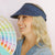 360FIVE Everyday - Carey - Mixed Navy - Travel Beach Visor Hat
