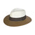 Emthunzini Hats - Naledi Fedora - Ivory/Stone - Sophisticated Women's UPF 50+ Sun Hat