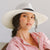 Emthunzini Hats - Fiona Fedora - Ivory - Classy Womens UPF 50+ Wide Brimmed Sun Hat