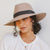 Emthunzini Hats - Fiona Fedora - Taupe - Classy Womens UPF 50+ Wide Brimmed Sun Hat