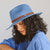 Emthunzini Hats - Gerry Fedora - Blue - Functional/Stylish Womens UPF 50+Sun Hat