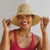 Emthunzini Hats - Gatsby Bucket - Natural - Womens Summer Beaded UPF 50+ Sun Hat