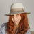 Emthunzini Hats - Naledi Fedora - Ivory/Stone - Sophisticated Women's UPF 50+ Sun Hat