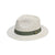 Emthunzini Hats - Lionel Fedora - Beige/White - Fashionable Unisex UPF 50+ Sun Hat