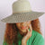 360FIVE Everyday - Zeta Capeline - Natural/Black - Womens Chic Resort UPF50+ Sun Hat