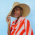 360FIVE Everyday - Julia Fedora - Caramel - Womens UPF50+ Wide Brimmed Sun Hat
