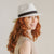 Emthunzini Hats - Pana Mate Fedora - Ivory - Sophisticated Women's UPF 50+ Sun Hat