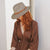 Emthunzini Hats - Gerry Fedora - Mixed Light Brown - Functional/Stylish Womens UPF 50+Sun Hat