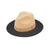 360FIVE Everyday - Tyler Fedora - Black/Camel - Unisex UPF50+ Sun Hat