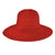 Red Black Scrunchie Emthunzini Hat