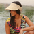 Tina M Raffia Visor Designer Resort Hat