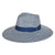 Emthunzini Hats - Fiona Fedora - Denim - Classy Womens UPF 50+ Wide Brimmed Sun Hat