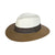 Emthunzini Hats - Naledi Fedora - Ivory/Choc - Sophisticated Women's UPF 50+ Sun Hat