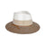 Emthunzini Hats - Tina Fedora - Mushroom - Beautiful Handwoven Women's UPF 50+ Sun Hat