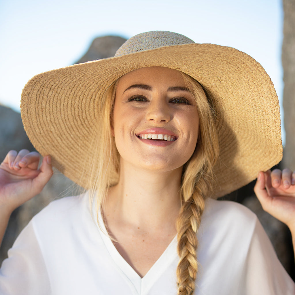Amy | Emthunzini Women Sun Hats Raffia Wide Brim Summer Hat – SUNHATS