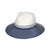 Emthunzini Hats - Bella Fedora - Ivory/Navy- Stylish Womens UPF 50+ Two-Tone Sun Hat