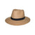 Braided Fedora Caramel Emthunzini Sun Hat