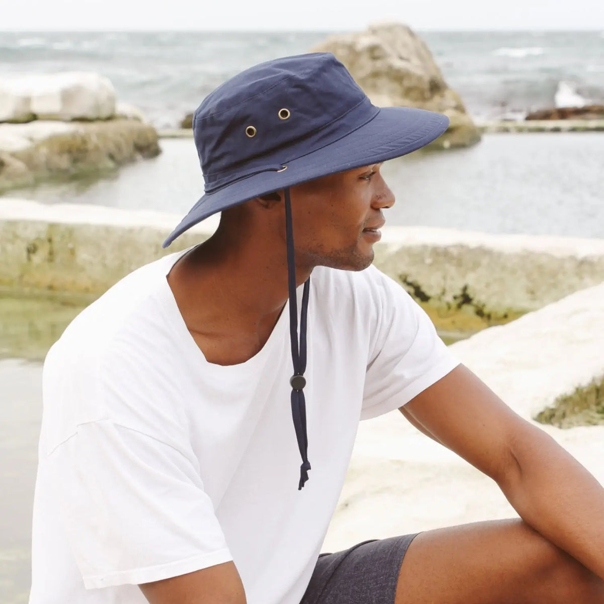Explorer Hat Side Explorer Chinstrap Hat Men & Women | Emthunzini Sun Hats – SUNHATS
