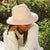 Emthunzini Alexia Fedora Sun Hat with Chinstrap Pink