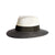 Emthunzini Hats - Naledi Fedora - Ivory/Black - Sophisticated Women's UPF 50+ Sun Hat