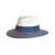 Emthunzini Hats - Naledi Fedora - Ivory/Navy - Sophisticated Women's UPF 50+ Sun Hat