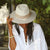 Emthunzini Hats - Naledi Fedora - Ivory/Stone - Sophisticated Women's UPF 50+ Sun Hat