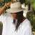 Emthunzini Hats - Naledi Fedora - Ivory/Stone - Sophisticated Women's UPF 50+ Sun Hat