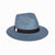 Emthunzini Hats - Reef Pana Mate Fedora - Petrol Blue - Unisex UPF 50+ Golf Sun Hat