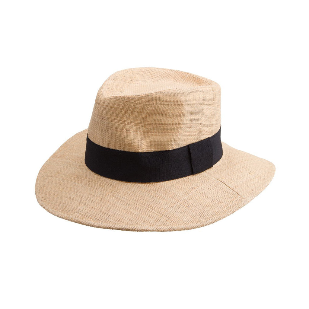 Lanzom Women Men Wide Brim Beach Sun Straw Hat UPF50 Travel Foldable Brim S
